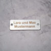 Briefkasten Schild aus Edelstahl mit Gravur – Bild 3
