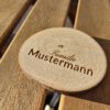 Baumscheibe mit personalisierter Gravur – Bild 2