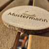 Baumscheibe mit personalisierter Gravur – Bild 3