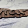 Personalisiertes 3D Holzschild  "Name gelasert und aufgesetzt" – Bild 3